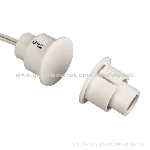 Recessed magnetic contact, 28V/1.0A rated switch